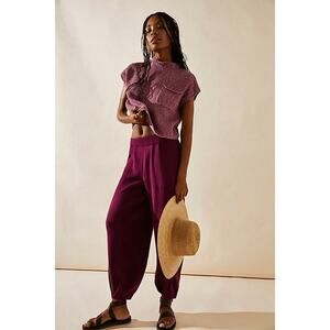 Free People FP Beach Freya Sweater Cowl Sleeve | Pink | SZ S